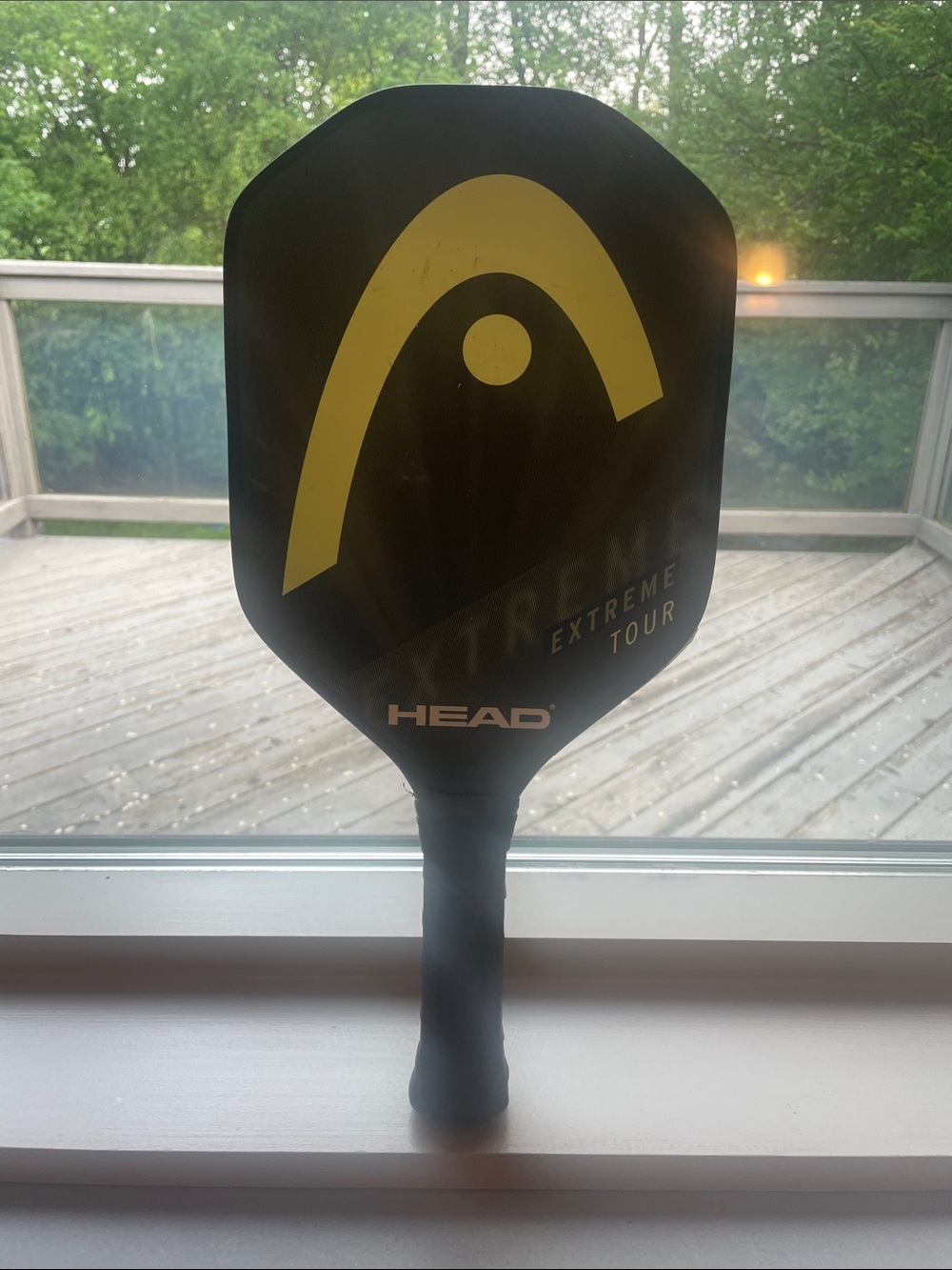HEAD Pickleball Paddle in Black and Yellow